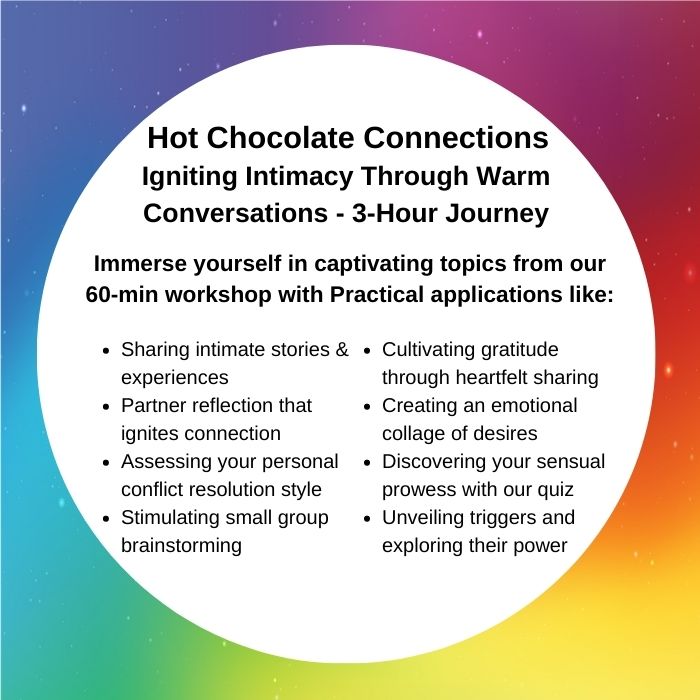 Hot Chocolate Connections: 3 hours in-person
