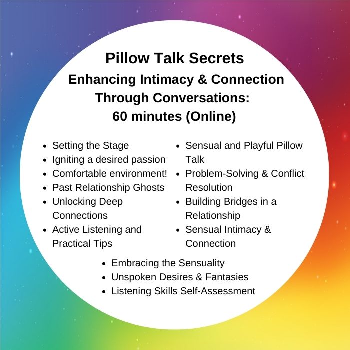 Pillow Talk Secrets: 60 minutes Online