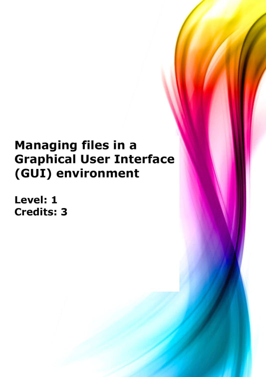 Managing files in a Graphical User Interface (GUI) environment US