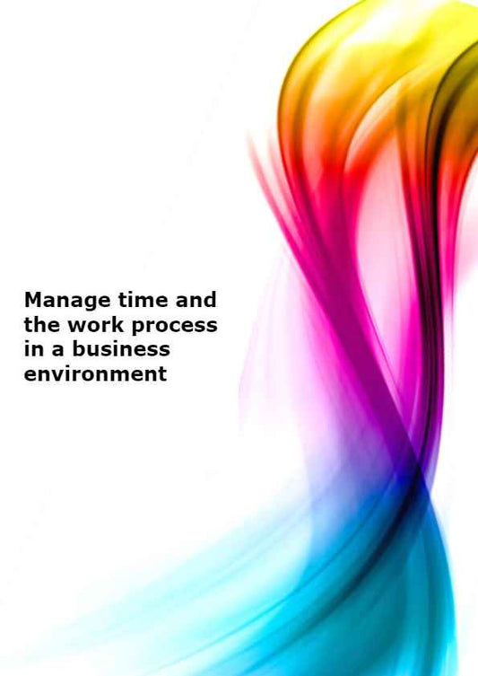 Manage time and the work process in a business environment