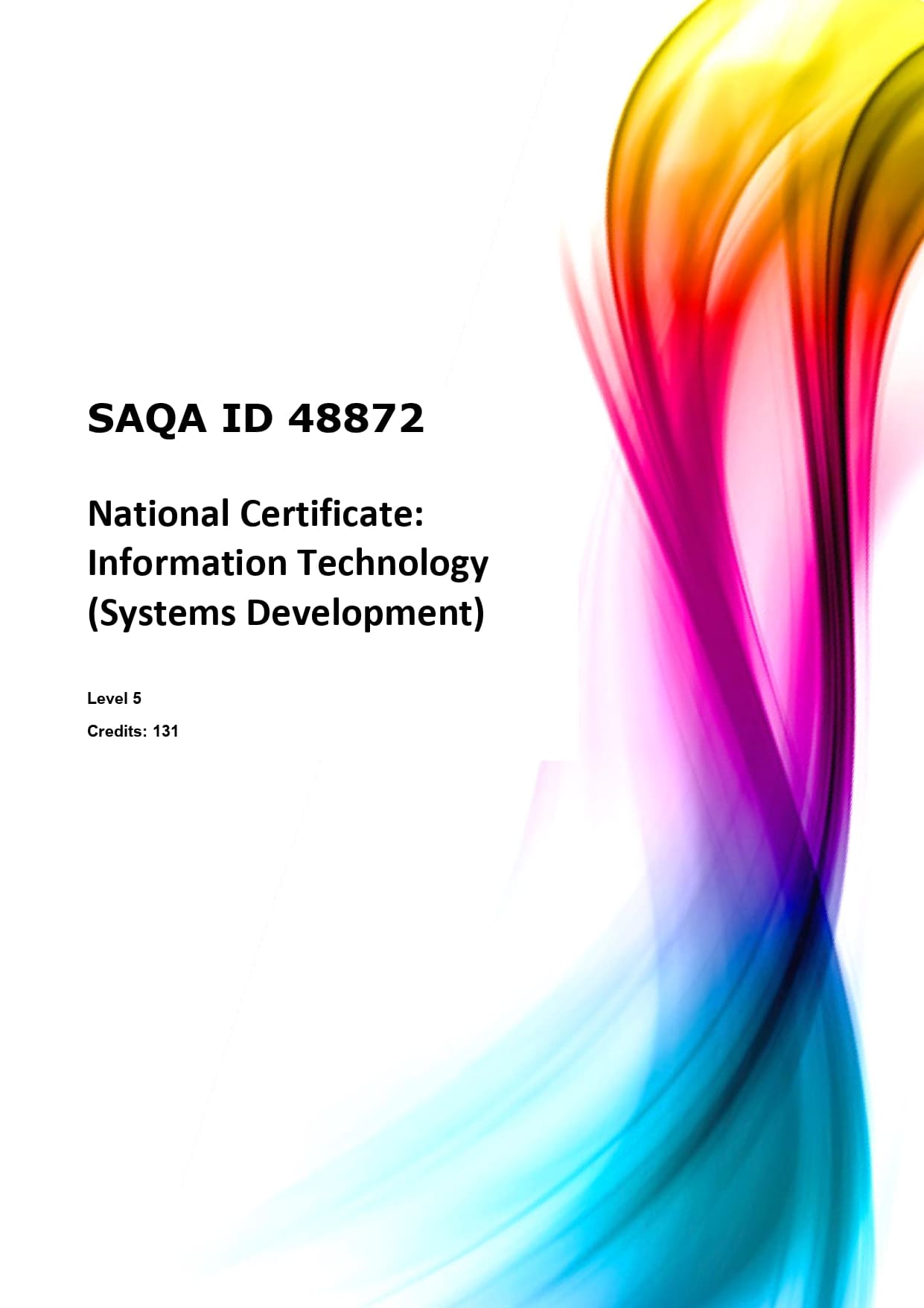 National Certificate: Information Technology (Systems Development)