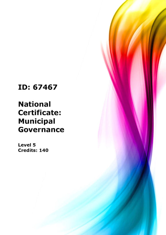 National Certificate: Municipal Governance
