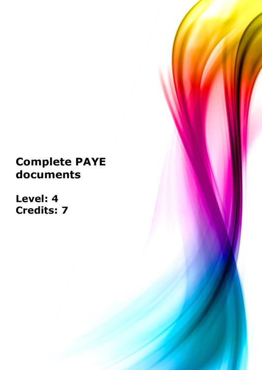 Complete PAYE documents US